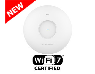 Grandstream GWN7674 High-Performance Tri-Band 4x4:4/2x2:2 MU-MIMO Wi-Fi 7 Indoor Access Point with DL/UL OFDMA Technology and PoE++ Support